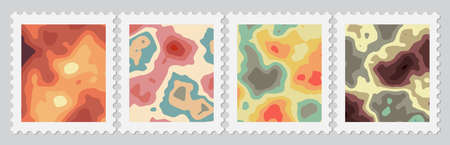 Stamp Marble Vintageのイラスト素材