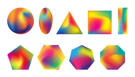Gradient Shapesのイラスト素材
