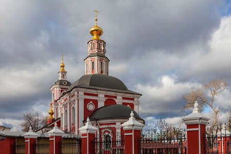 Church of St. Alexy Metropolitan of Moscow in Rogozhskaya Sloboda, Moscow, Russiaの写真素材