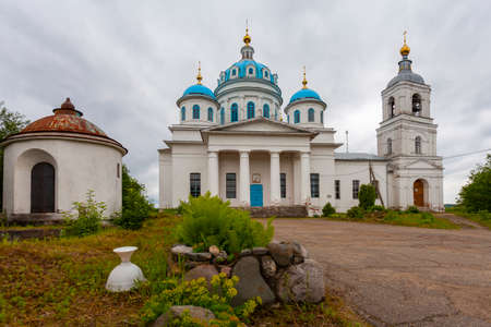 Church of the Descent of the Saint in Novoye Selo, Pereslavsky District, Russia.