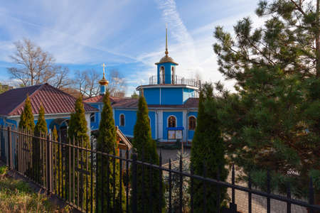 Church of the Icon of the Mother of God Life-giving source. Bykovo, Russiaの写真素材