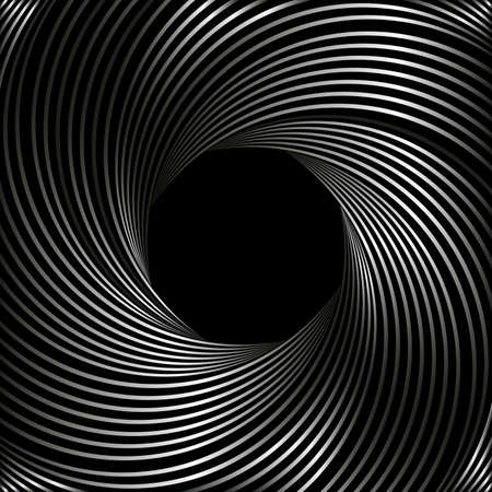Abstract vector background of twisted silver linesのイラスト素材