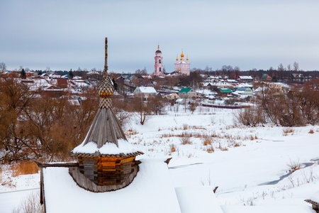 Church of Boris and Gleb in Borovsk, Russia.の写真素材