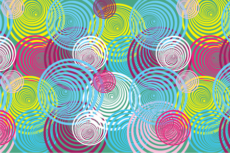 Circle color pattern backgroundのイラスト素材