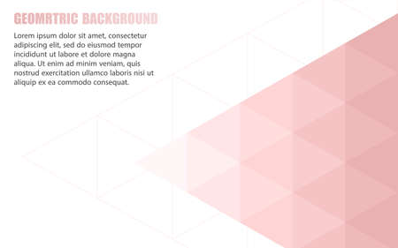 Abstract template design with geometric triangular background.のイラスト素材