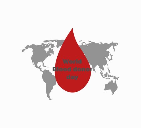Drop of blood - donor day iconのイラスト素材