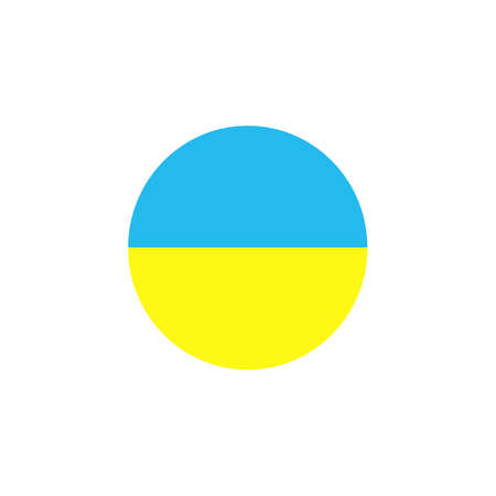 Flag of Ukraine. Vector illustration.のイラスト素材