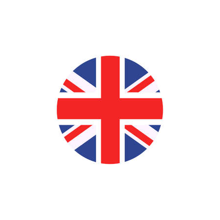 Vector flag button series of all sovereign countries - United Kingdomのイラスト素材