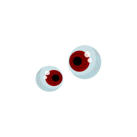 Cartoon expression monster illustrationのイラスト素材