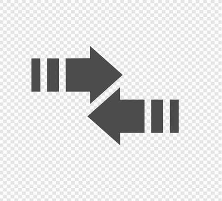 arrow to left and rightのイラスト素材