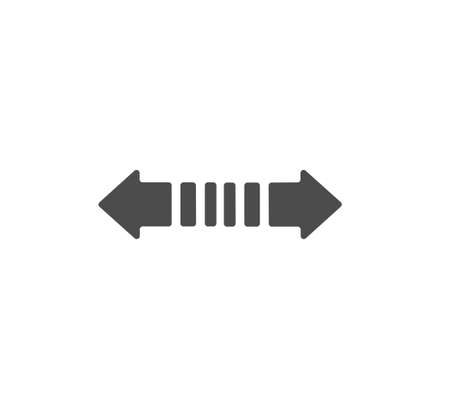 arrow to left and rightのイラスト素材