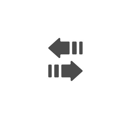 arrow to left and rightのイラスト素材