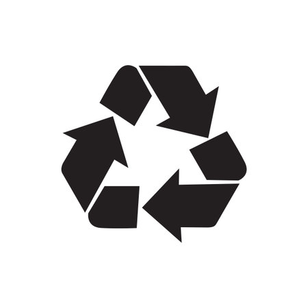 recycle cycle logo icon vectorのイラスト素材