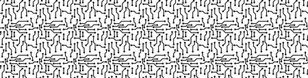 seamless pattern of circuit boardのイラスト素材