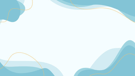 blue liquid fluid abstrack backgroundのイラスト素材