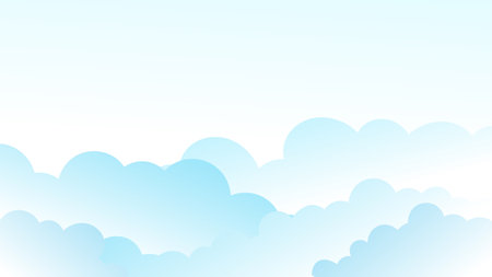 blue sky background with cloud bright shinyのイラスト素材