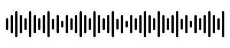 sound wave frequency song voiceのイラスト素材