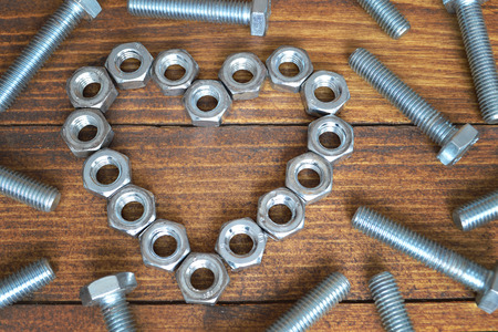 Father's Day heartの写真素材