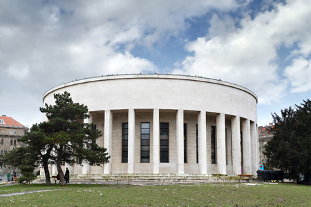 Mestrovic pavilion  the Association of Croatian Artists , Zagreb,  Croatiaの写真素材