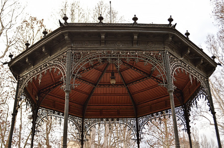 Music pavilion at Zrinjevac park, Zagreb, Croatiaの写真素材