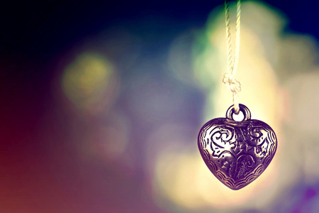 Heart pendantの写真素材
