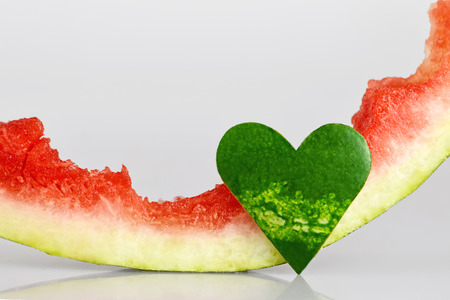 Watermelon peelの写真素材