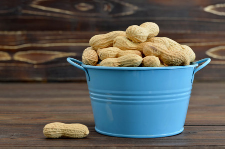 Peanuts in the bowlの写真素材