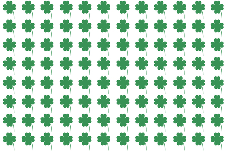 Saint  Patricks Day seamless pattern with shamrock  cloverの写真素材