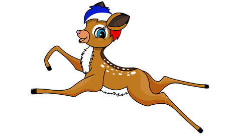 Cartoon Deerのイラスト素材