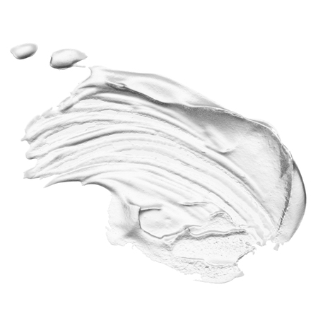 Cosmetic cream isolated on white background with clipping pathの写真素材