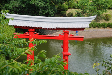 This is scenery of city park in the south of China.の写真素材