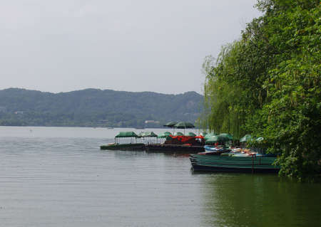 scenery of the lake       の写真素材