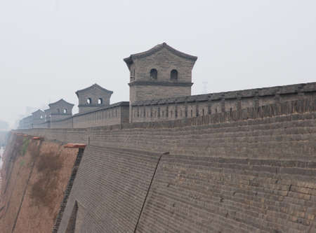 This is a ancient wall of city in the north of China.の写真素材