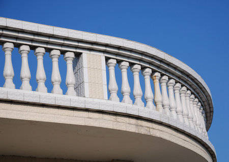  The balustrade of  balcony in the  house from Chinaの写真素材