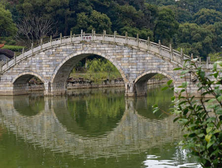 a stone bridge in the south of China.のeditorial素材