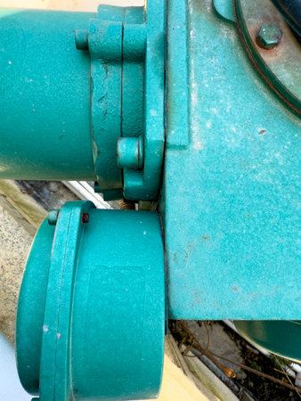 the starting mechanism of the sluice gate opening and closing equipment by the small river