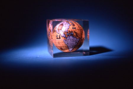 Eath paperweightの写真素材