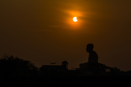 LuangPuThuat at Uttayarn Maharach Ayutthaya.の写真素材