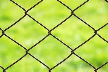 Wire fence backgroundの写真素材