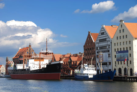 Old harbour in Gdansk