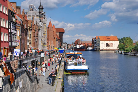 Old harbour in Gdansk
