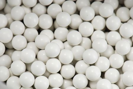 BB gun pellets in closeupの写真素材