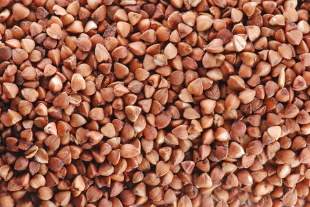 Buckwheat in close-upの写真素材