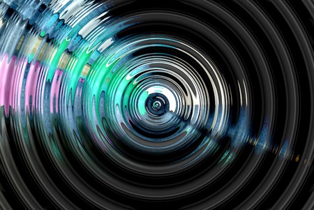 Abstract hypnotic backgroundの写真素材