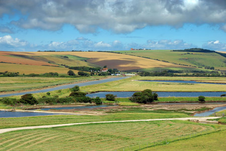 Beautiful summer landscapeの写真素材