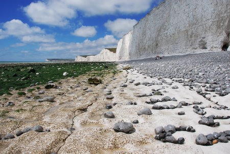Beautiful beach in Eastbourne, England