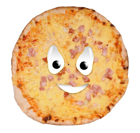 Happy food series - pizzaの写真素材