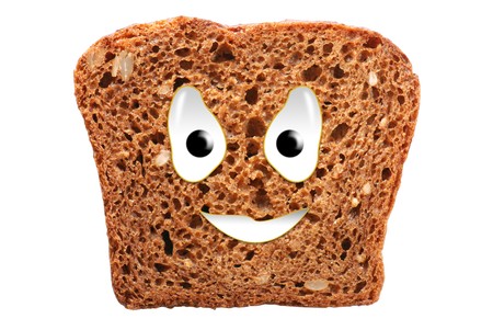 Happy food series - breadの写真素材