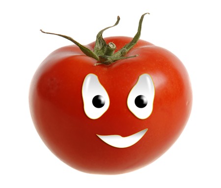 Happy food series - tomatoの写真素材
