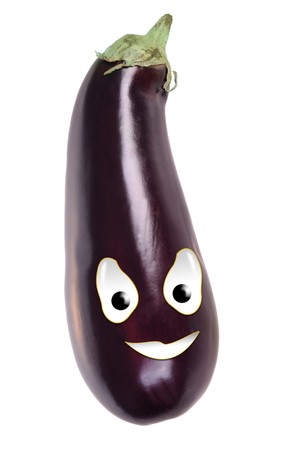 Happy food series - aubergineの写真素材